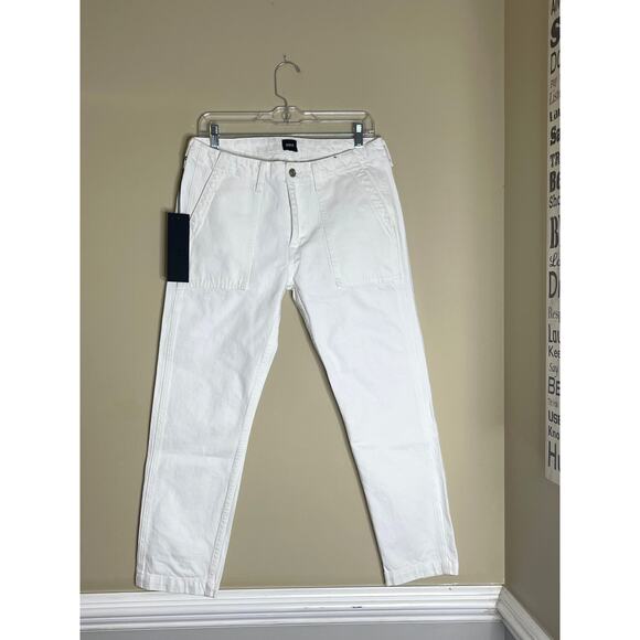 Edwin size 28 Malia Mid Rise Straight Leg Utility Denim Jeans - Picture 2 of 7